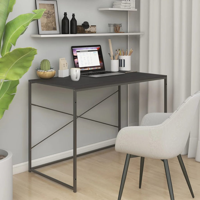 Birou de computer, negru, 110x60x70 cm, lemn prelucrat WALTI
