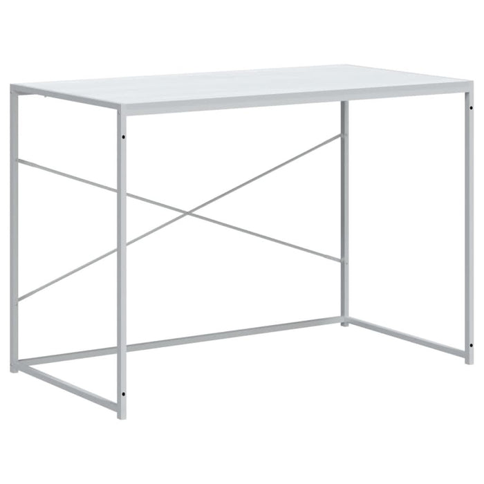 Birou de computer, alb, 110x60x70 cm, lemn prelucrat - WALTI WALTI