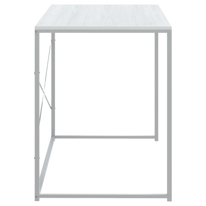 Birou de computer, alb, 110x60x70 cm, lemn prelucrat - WALTI WALTI