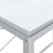 Birou de computer, alb, 110x60x70 cm, lemn prelucrat - WALTI WALTI