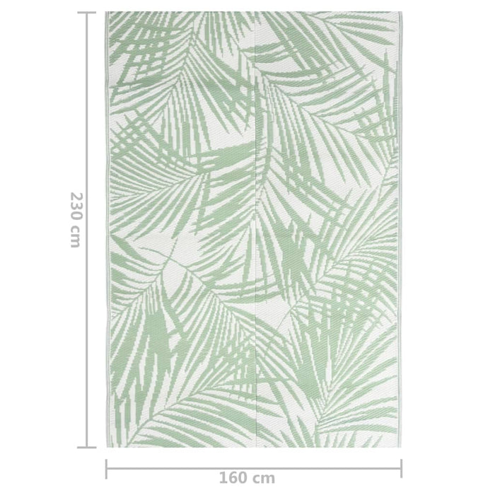Covor de exterior, ARAKIL verde, 160x230 cm, PP - WALTI WALTI