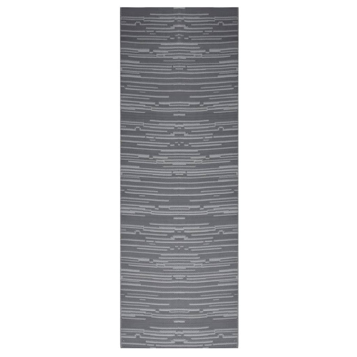 Covor de exterior, ARAKIL antracit, 80x250 cm, PP - WALTI WALTI