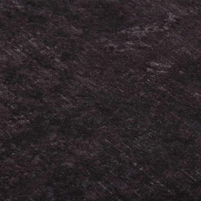 Covor lavabil, negru și auriu, 80x300 cm WALTI