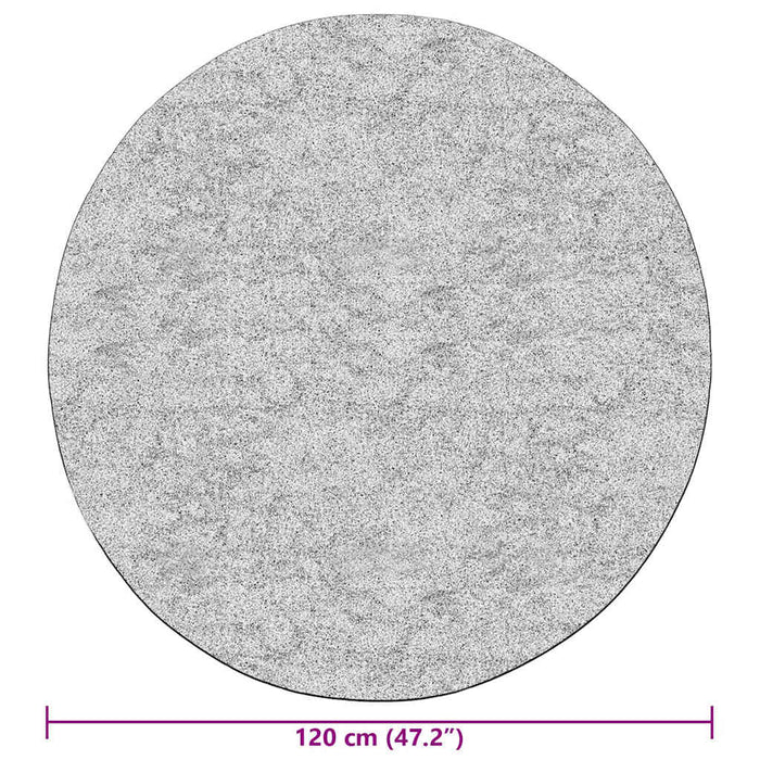 Covor lavabil, negru și auriu, φ120 cm WALTI
