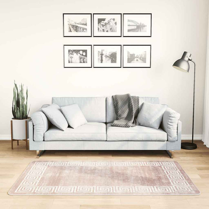 Covor lavabil, bej, 80x150 cm, antiderapant - WALTI WALTI
