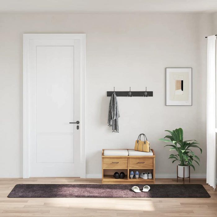 Covor lavabil, antracit, 80x300 cm WALTI