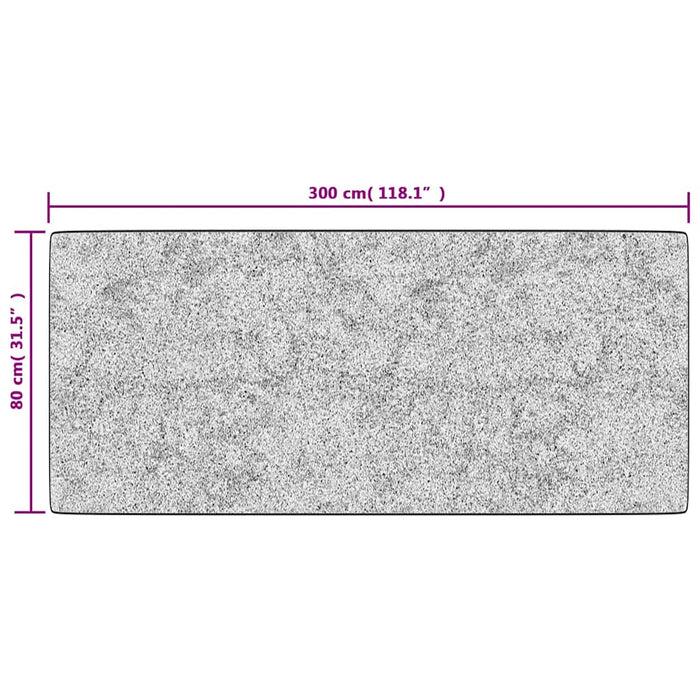 Covor lavabil, mozaic multicolor, 80x300 cm WALTI