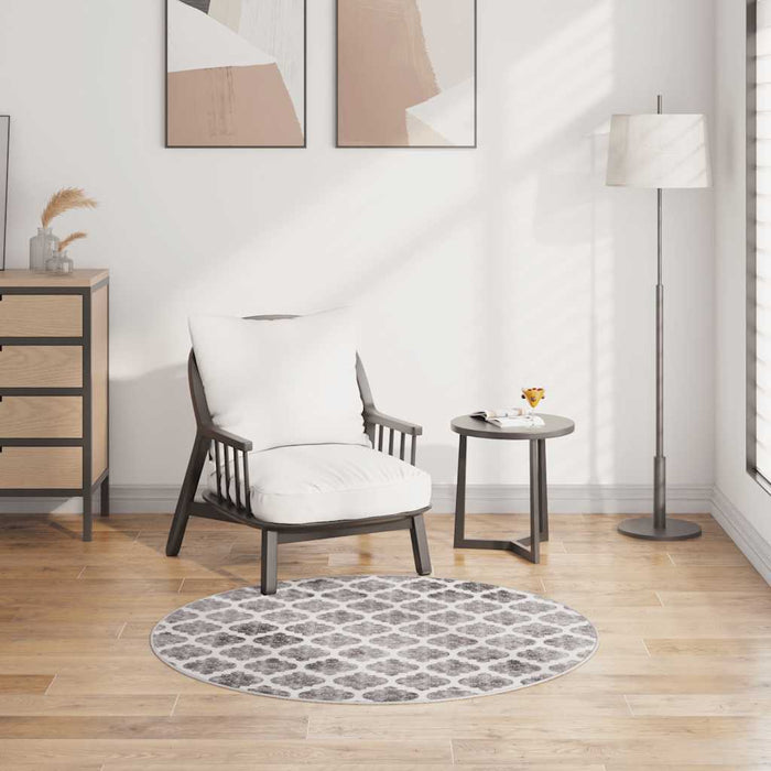 Covor lavabil, multicolor, φ120 cm WALTI