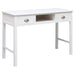 Birou, alb, 108x45x76 cm, lemn masiv de paulownia - WALTI WALTI
