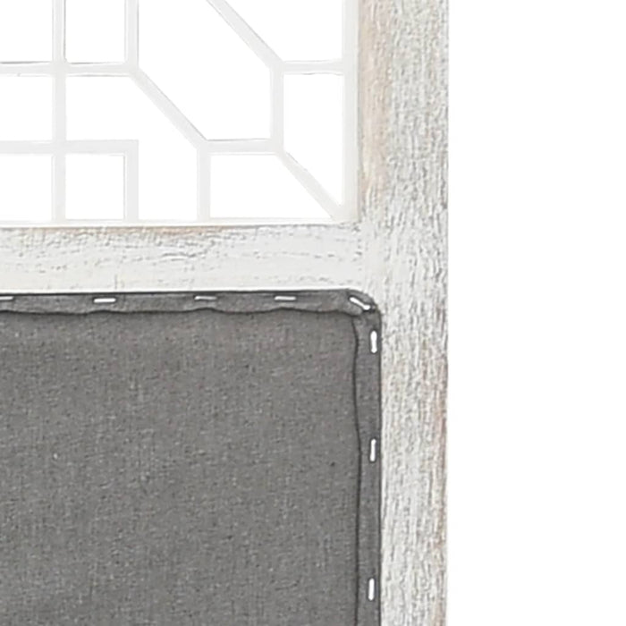 Paravan de cameră cu 6 panouri, gri, 210x165 cm, textil - WALTI WALTI