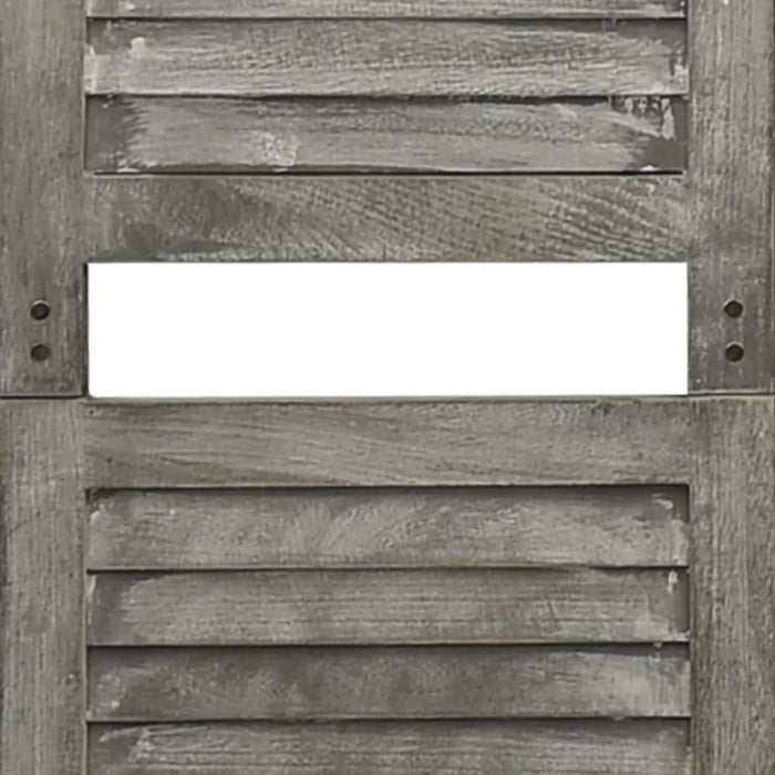 Separator cameră cu 5 panouri, gri, 179x166 cm, lemn masiv - WALTI WALTI