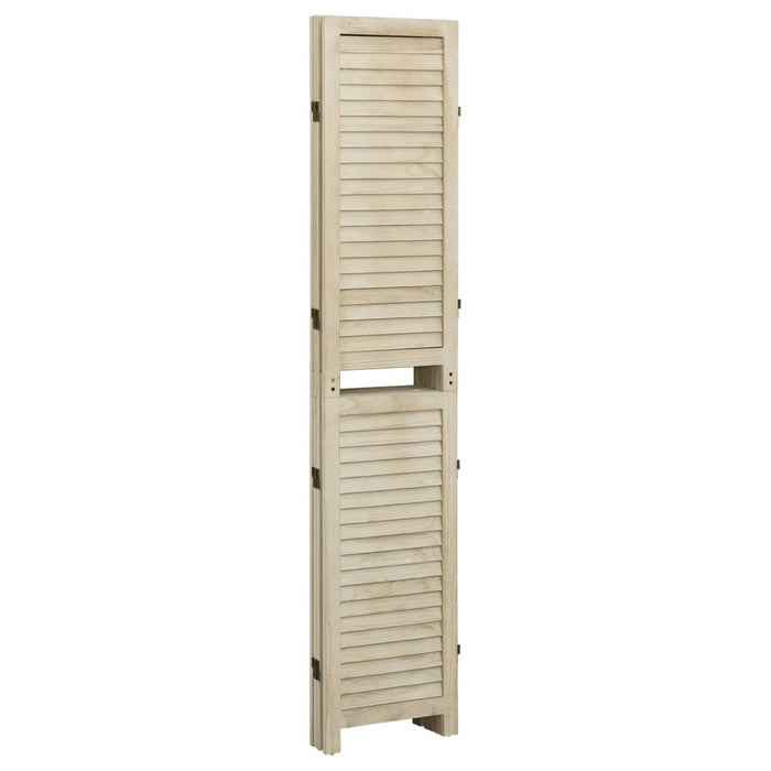 Paravan de cameră cu 4 panouri 140x165 cm lemn masiv Paulownia - WALTI WALTI