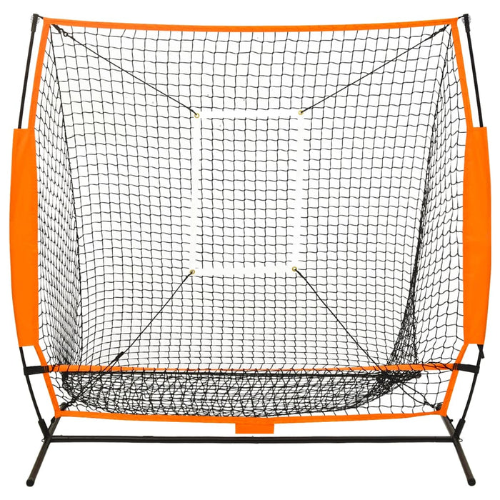 Plasă de antrenament sport baseball, negru, 174x76x158,5 cm WALTI