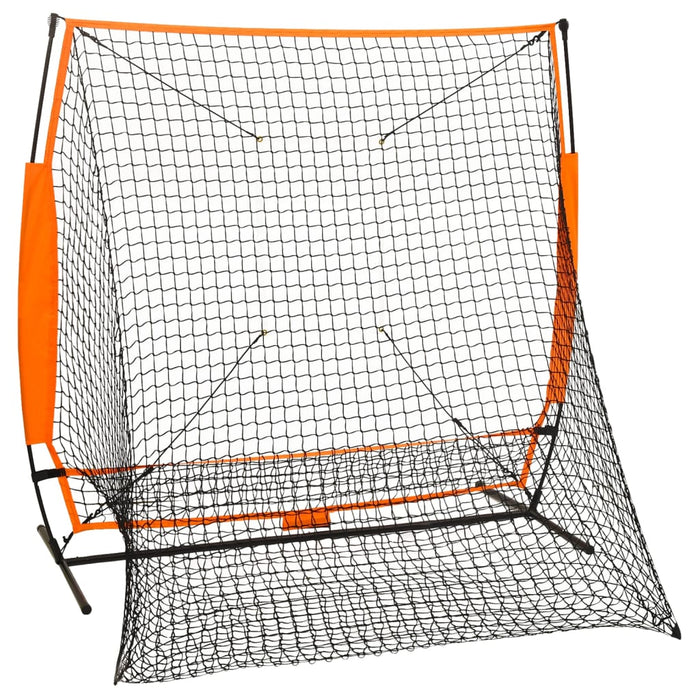 Plasă de antrenament sport baseball, negru, 174x76x158,5 cm WALTI