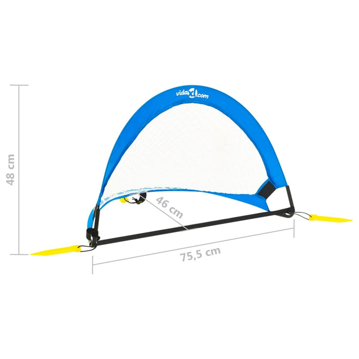 Porți fotbal copii 2 buc. geantă depozitare 75,5x46x48 cm - WALTI WALTI