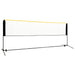 Plasă de badminton reglabilă, 400x103x94-158 cm, metal - WALTI WALTI
