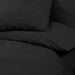 Set cu husă de pilotă, negru, 155x220 cm, microfibră - WALTI WALTI