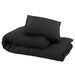 Set cu husă de pilotă, negru, 200x220 cm, microfibră - WALTI WALTI