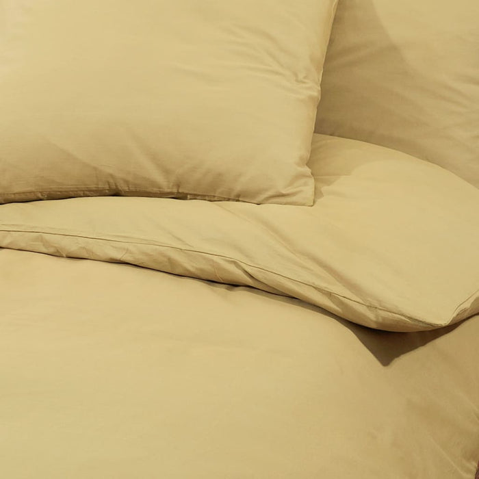 Set cu husă de pilotă, gri taupe, 200x200 cm, microfibră - WALTI WALTI
