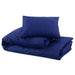 Set cu husă de pilotă, bleumarin, 260x240 cm, microfibră - WALTI WALTI