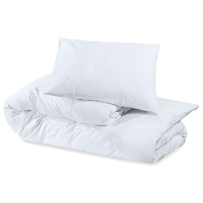 Set cu husă de pilotă, alb, 220x240 cm, microfibră - WALTI WALTI