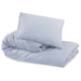 Set cu husă de pilotă, gri, 200x200 cm, bumbac - WALTI WALTI