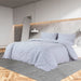 Set cu husă de pilotă, gri, 200x200 cm, bumbac - WALTI WALTI