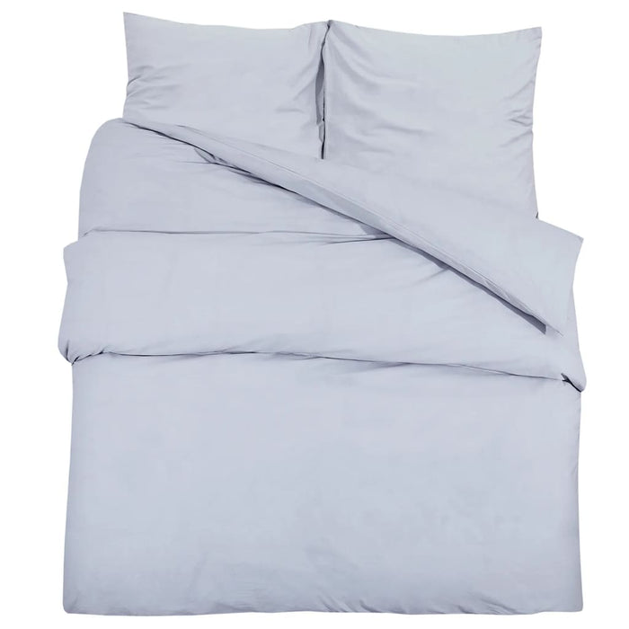 Set cu husă de pilotă, gri, 240x220 cm, bumbac - WALTI WALTI