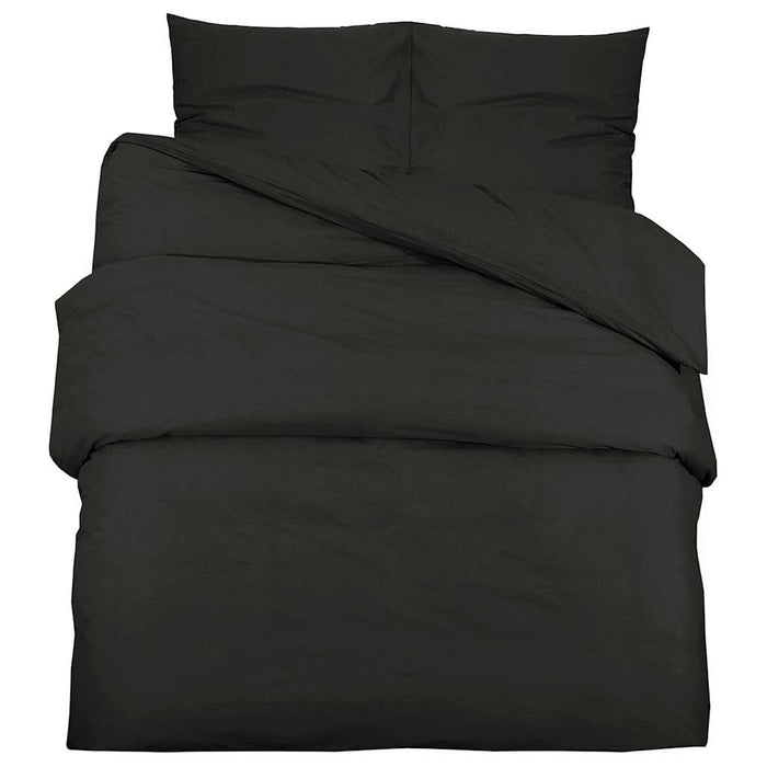 Set cu husă de pilotă, negru, 155x220 cm, bumbac - WALTI WALTI