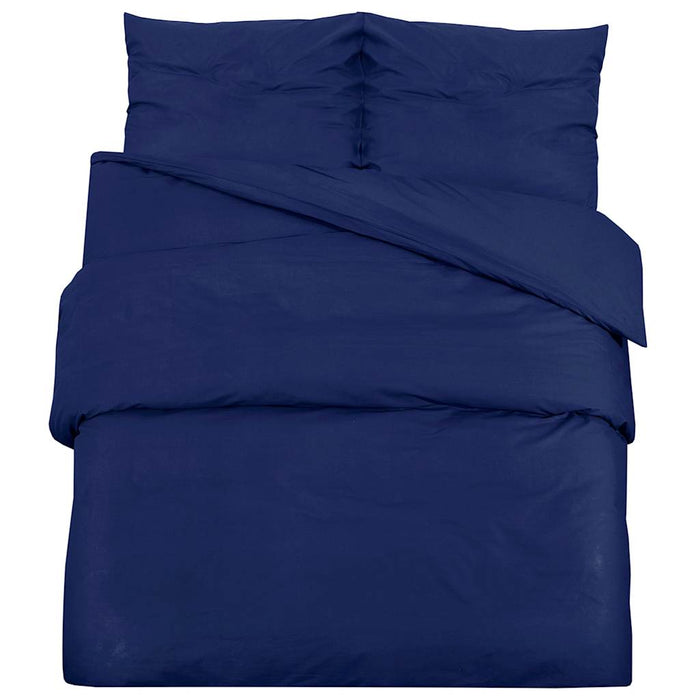 Set cu husă de pilotă, bleumarin, 240x220 cm, bumbac - WALTI WALTI