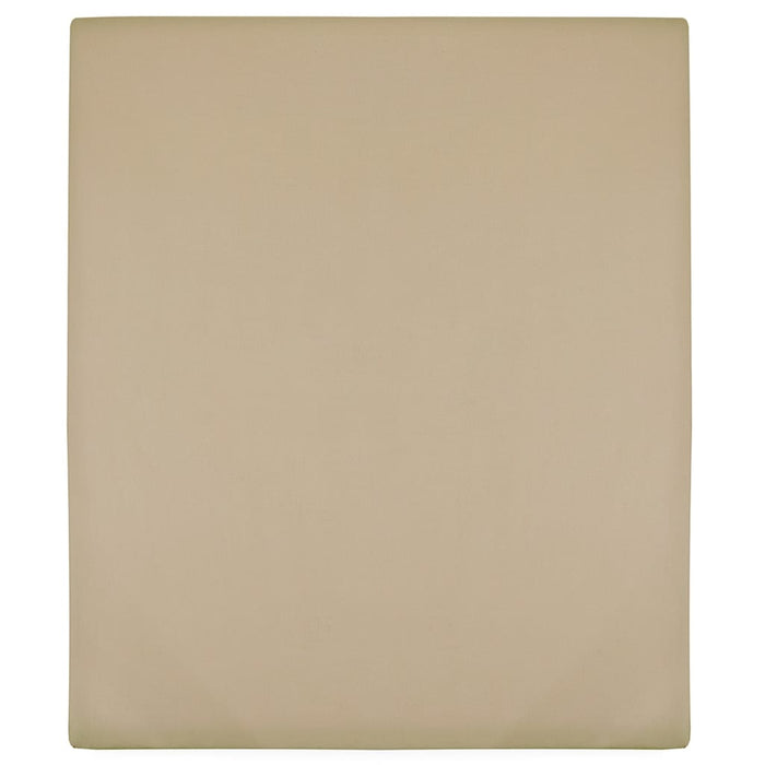 Cearșaf de pat cu elastic, gri taupe, 90x200 cm, bumbac - WALTI WALTI