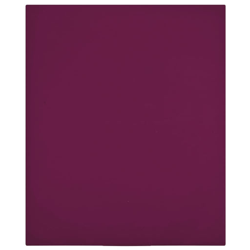 Cearșaf de pat cu elastic, bordo, 140x200 cm, bumbac - WALTI WALTI