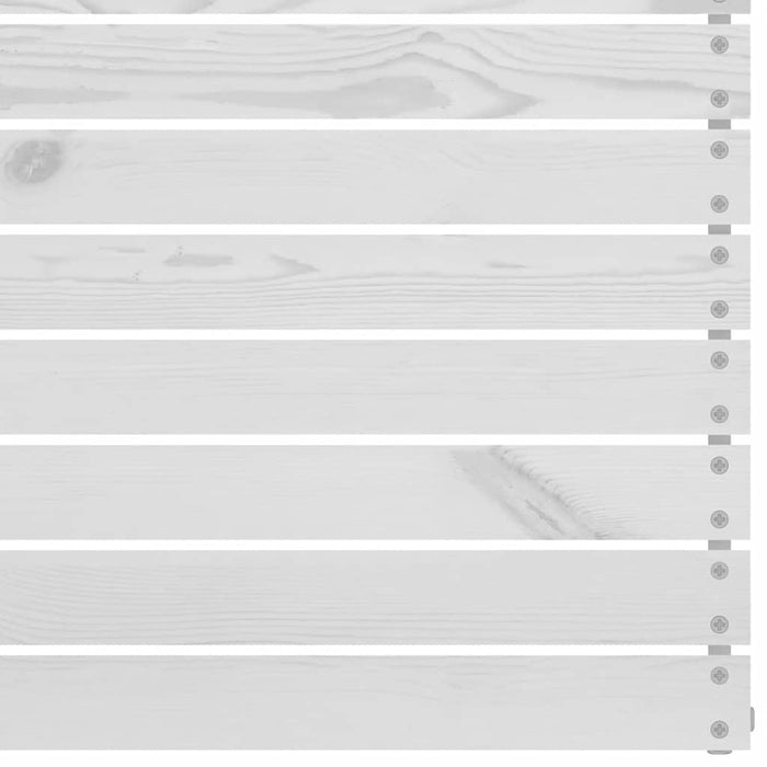 Canapea de colț pentru grădină, alb, lemn masiv de pin - WALTI WALTI