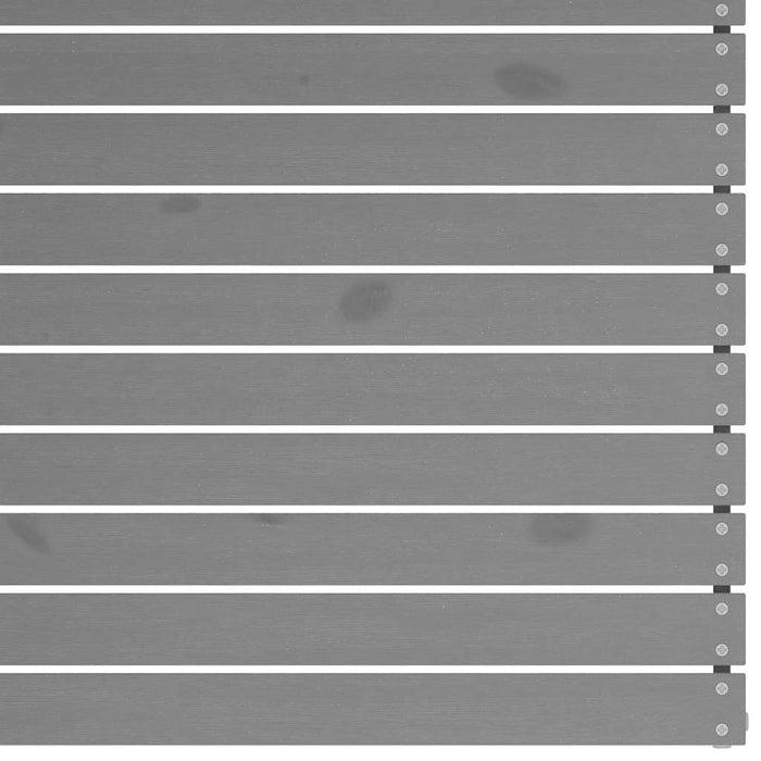 Canapele de mijloc pentru grădină, 2 buc., gri, lemn masiv pin - WALTI WALTI