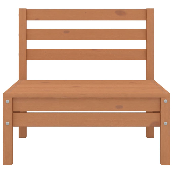 Set mobilier de grădină, 4 piese, maro miere, lemn masiv de pin WALTI