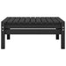 Set mobilier de grădină, 4 piese, negru, lemn masiv de pin - WALTI WALTI