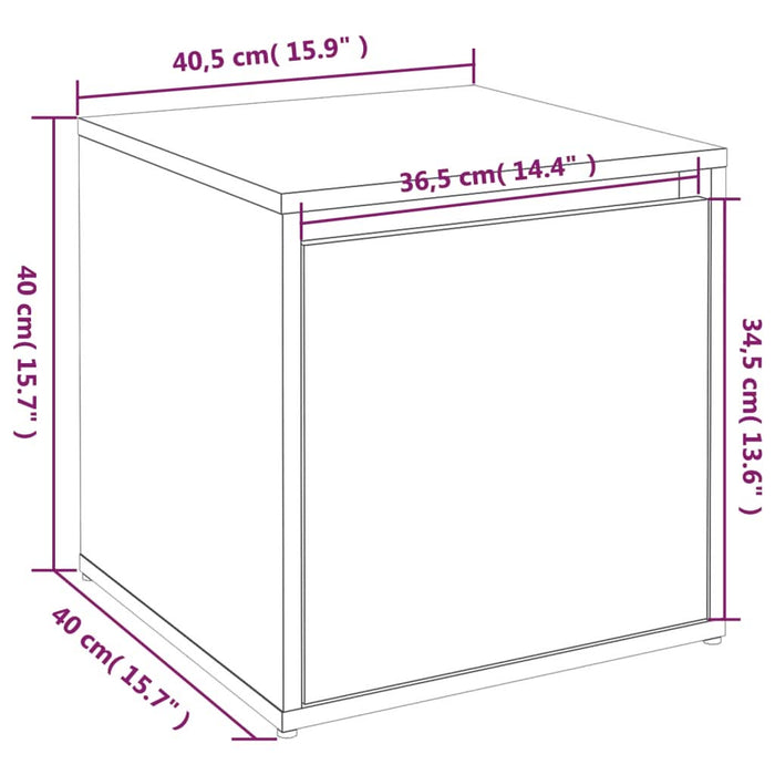 Set de mobilier pentru hol, gri beton, lemn prelucrat - WALTI WALTI