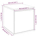 Set de mobilier pentru hol, gri beton, lemn prelucrat - WALTI WALTI