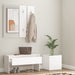 Set de mobilier pentru hol, alb, lemn prelucrat - WALTI WALTI