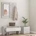 Set de mobilier pentru hol, gri beton, lemn prelucrat - WALTI WALTI