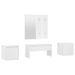 Set de mobilier pentru hol, alb, lemn prelucrat - WALTI WALTI