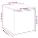 Set de mobilier pentru hol, alb, lemn prelucrat - WALTI WALTI
