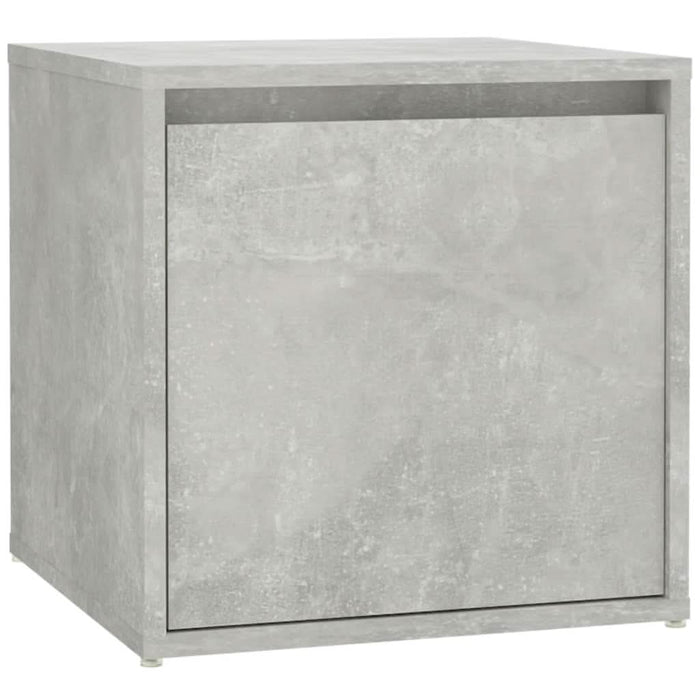 Set de mobilier pentru hol, gri beton, lemn prelucrat - WALTI WALTI