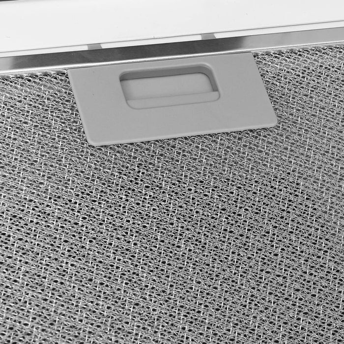 Hotă de perete alb 60 cm oțel inoxidabil și sticlă securizată - WALTI WALTI