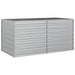Strat înălțat de grădină argintiu 160x80x77 cm oțel galvanizat - WALTI WALTI
