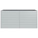 Strat înălțat de grădină argintiu 160x80x77 cm oțel galvanizat - WALTI WALTI