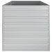 Strat înălțat de grădină argintiu 160x80x77 cm oțel galvanizat - WALTI WALTI