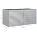 Strat înălțat de grădină argintiu 160x80x77 cm oțel galvanizat - WALTI WALTI