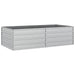 Strat înălțat de grădină argintiu 160x80x45 cm oțel galvanizat - WALTI WALTI