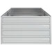 Strat înălțat de grădină argintiu 160x80x45 cm oțel galvanizat - WALTI WALTI